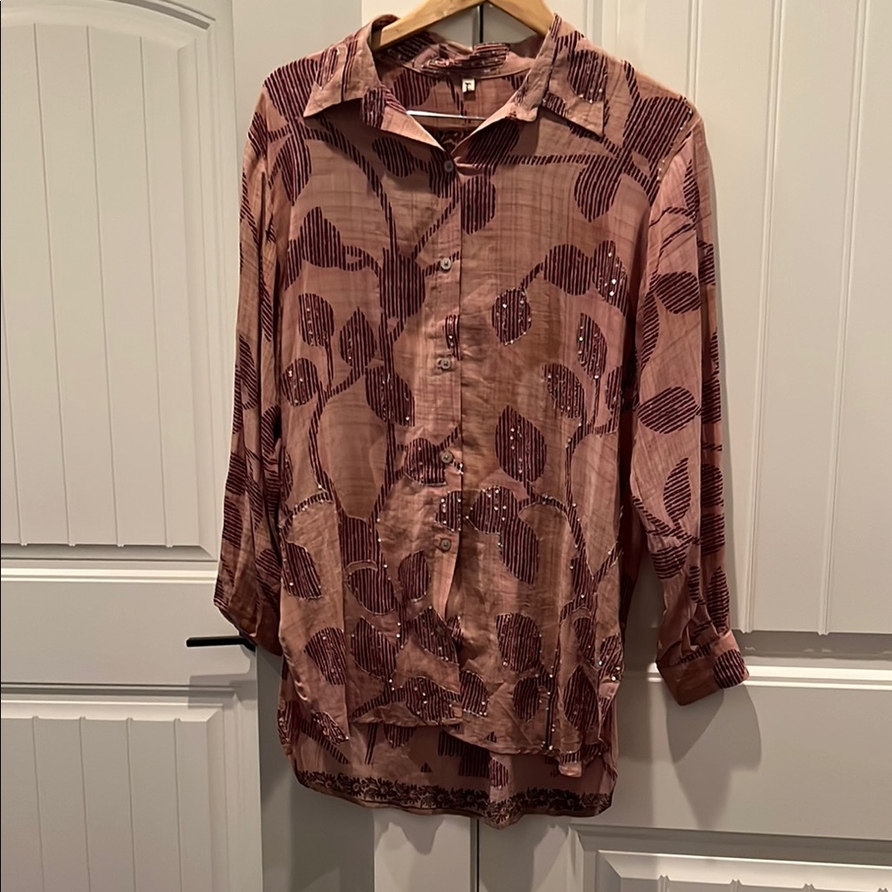 Silk Boyfriend Shirt